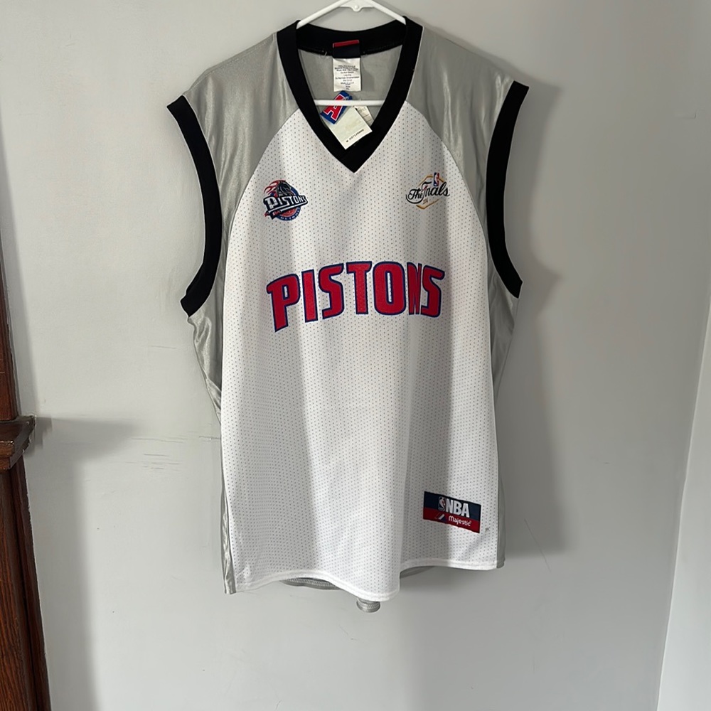 Mens Billups Pistons 2004 Finals Jersey Size XL NWT